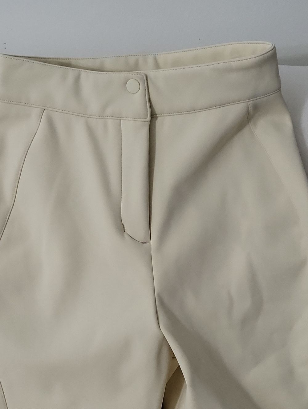 ASOS 4505 Ski & Snow Ivory Women's Snow Pants US 4 Lined Stirrups Cream Color - Picture 3 of 13